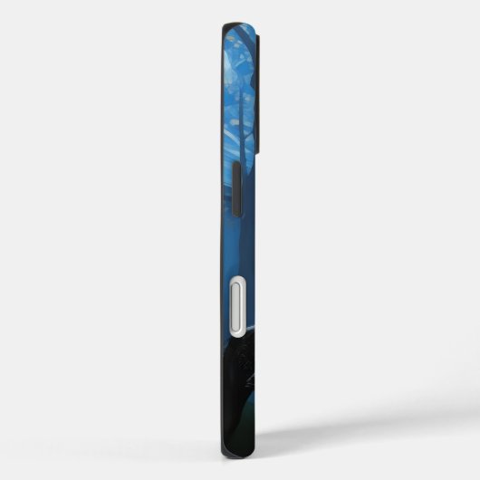 月光の森の神秘的な黒騎士 Case-Mate iPhoneケース (裏面 / 右)