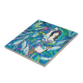 月光の歌のHaoのポーンのオリエンタルの抽象的な女性芸術 タイル (側面)