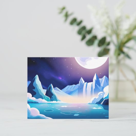 月光の氷河 ポストカード (スタンド正面)