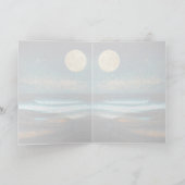 月光の海の挨拶 / メッセージカード カード (内部)