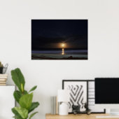 月光の海 ポスター (ホームオフィス)