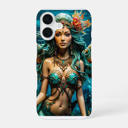 月光の潮流 iPhone 16ケース (裏面)