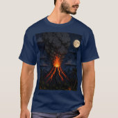 月光の火山 Tシャツ (正面)