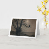 月光の猫、アレグサンダーSteinlen カード (黄色い花)