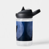 月光の猫 ウォーターボトル (左面)