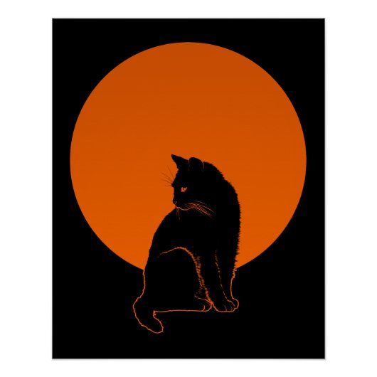 月光の猫 ポスター (正面)