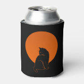 月光の猫 缶クーラー (缶正面)