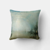 月光の石炭運搬労働者たち (Keelmen Heaving Coals, Moonlight) by クッション (裏面)