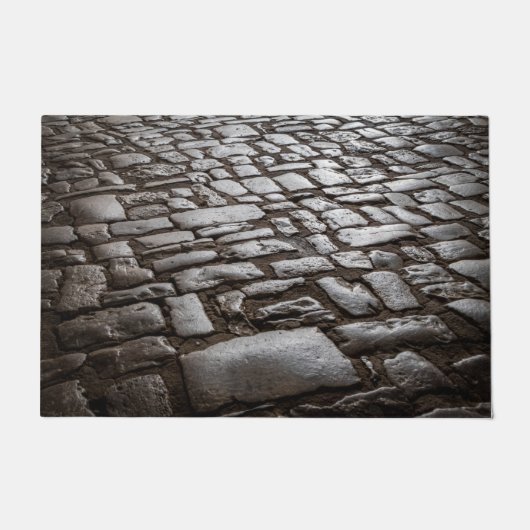 月光の石畳 ドアマット (正面)