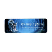月光の絆 - オオカミとゴシックの妖精 ラベル (正面)