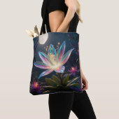 月光の花 トートバッグ (クローズアップ)