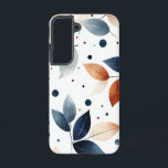 月光の花 SAMSUNG GALAXY S22ケース<br><div class="desc">月明かりの下に漂う柔らかい花模様の垂直スプレー。</div>