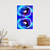 月光の芸術の平行な宇宙 ポスター (キッチン)