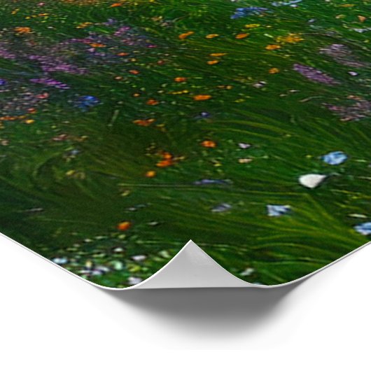 月光の草の原 ポスター (角)