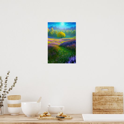 月光の草の原 ポスター (キッチン)