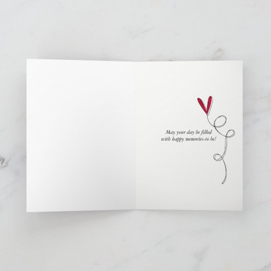 月光の誕生日猫 カード (内部)