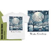 月光の遊牧林、カスタマイズ可能 Tシャツ