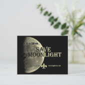 月光の郵便はがきを救って下さい ポストカード (スタンド正面)