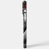 月光の静謐なオオカミの肖像 Case-Mate iPhoneケース (裏面 / 左)