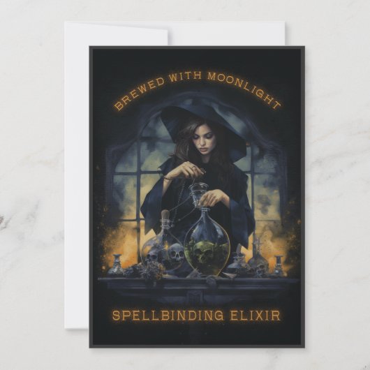 月光の魔女の調合 招待状 (正面)