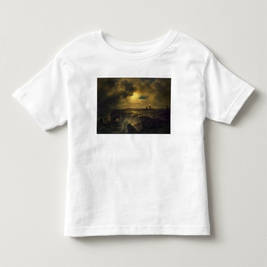 月光のHelgoland、1851年 トドラーTシャツ (正面)
