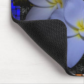 月光のStardustのプルメリアの織り方 マウスパッド (コーナー)