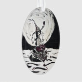 月光のWitchyの人魚暗い愛ファンタジー オーナメント (正面)