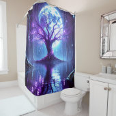 月光アートの場面 シャワーカーテン (インサイチュ)