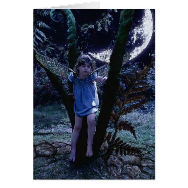 月光カードのトンボの妖精 (正面)