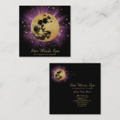 *~*月光コスモス宇宙星月月 スクエア名刺 (正面/裏面)