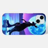 月光スケーターカンガルー Case-Mate iPhoneケース (裏面 (横))