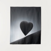 月光ハートシェイプナイトスカイ タペストリー (正面)