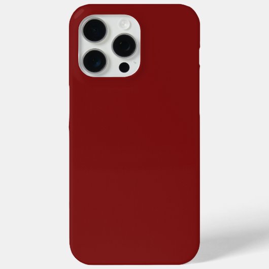 月光レッド Case-Mate iPhoneケース (裏面)