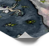 月光妖精の国-プリント ポスター (角)