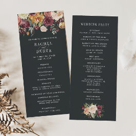 月光庭園の結婚式式 プログラム