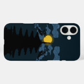 月光忍者スマホケース Case-Mate iPhoneケース (裏面 (横))