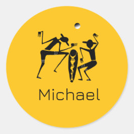 月光素晴らし踊り ラウンドシール