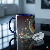 月光蝶の妖艶な幻想 マグカップ