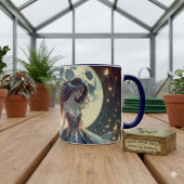 月光蝶の妖艶な幻想 マグカップ