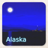 月光路 スクエアペーパーコースター (正面)