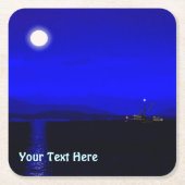 月光路 スクエアペーパーコースター (正面)