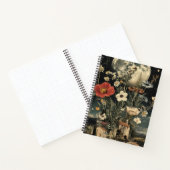 月光開花オーバー素朴チャーム ノートブック (内部)