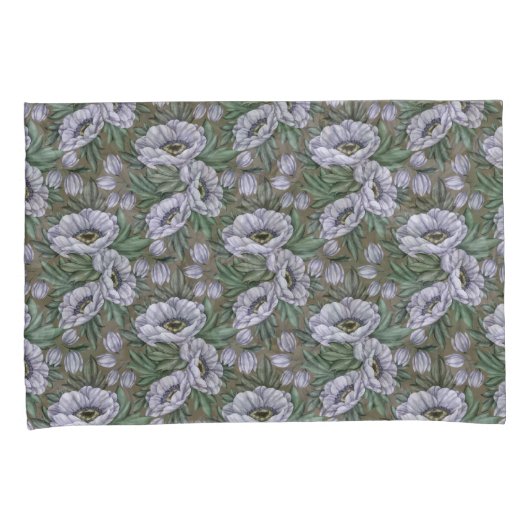 月光開花枕カバー 枕カバー (正面右)