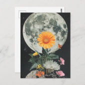 月光開花素朴チャーム(2) ポストカード (正面/裏面)