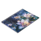 月光開花：魅惑されたウォーターのスパイラルノートブック ノートブック (左側)