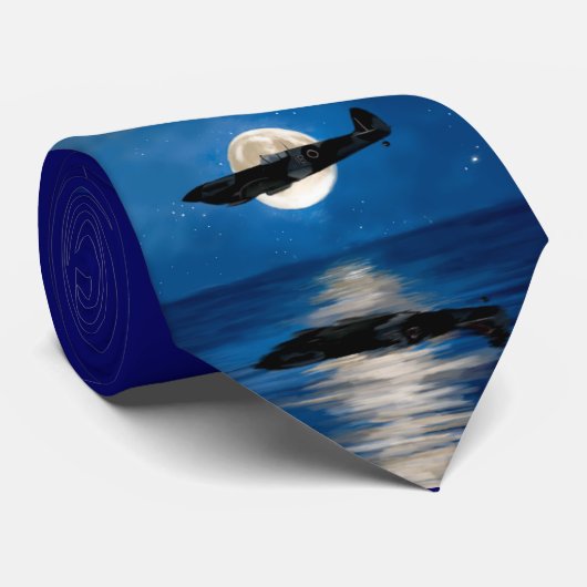 月光飛行タイ ネクタイ (ロール)