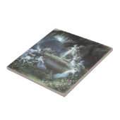 月光1832年のヴィンテージの妖精の訪問 タイル (側面)