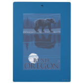 月光-くねり、オレゴンのくま クリップボード (裏面)