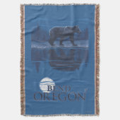 月光-くねり、オレゴンのくま スローブランケット (正面縦)