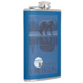 月光-くねり、オレゴンのくま フラスク (右)